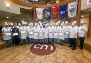 Culinary Institute of Michigan ACF competitors with their medals