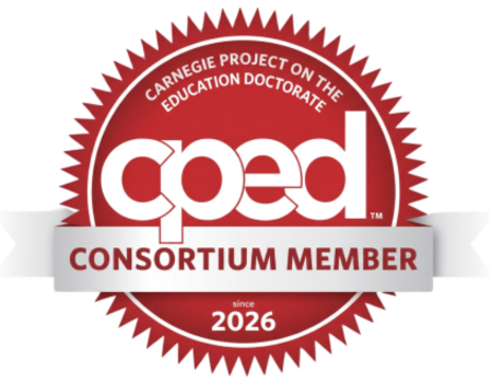 Carnegie Project on the Education Doctorate (CPED) Consortium Member since 2026 logo/badge