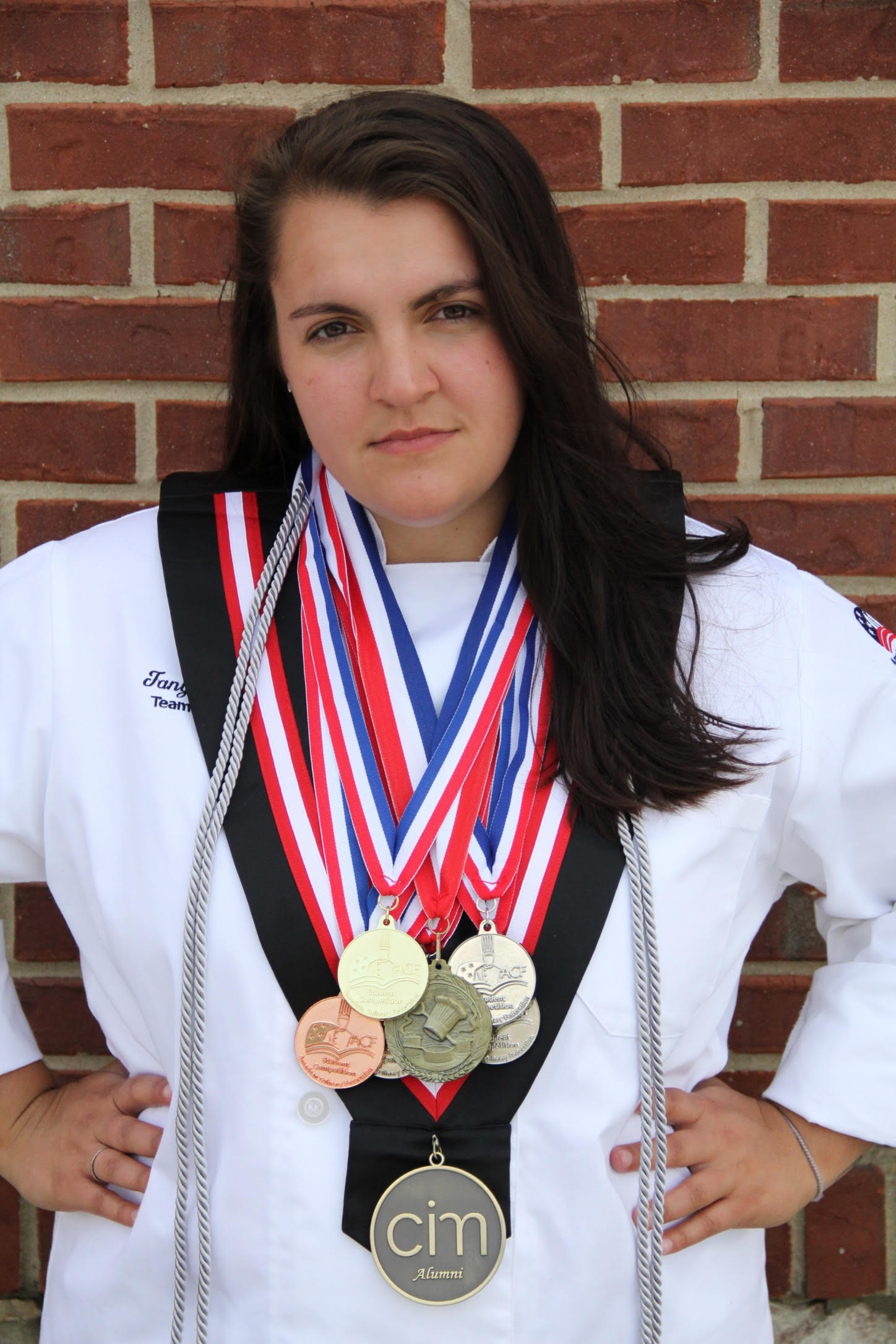 Tanya Duzey with medals