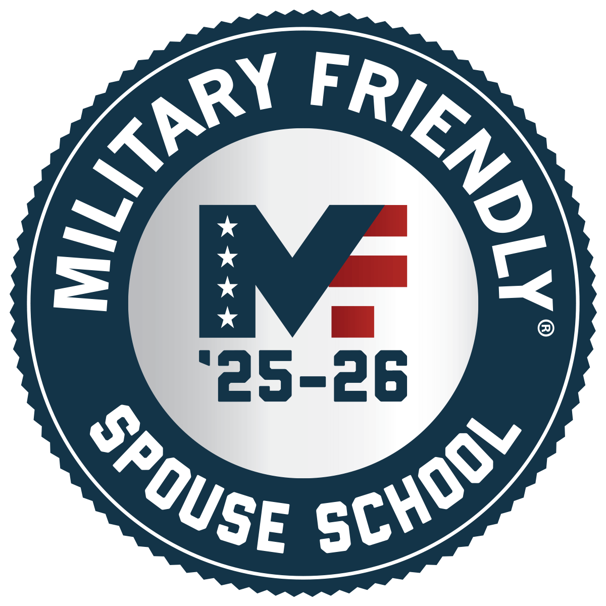 Military Friendly Spouse School '25-26 badge