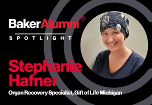 Organ Recovery Specialist, Stephanie Hafner