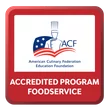 American Culinary Federation, Inc. Accreditation Badge - Foodservice