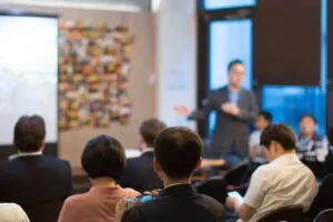 Business People Meeting in Conference Room.
