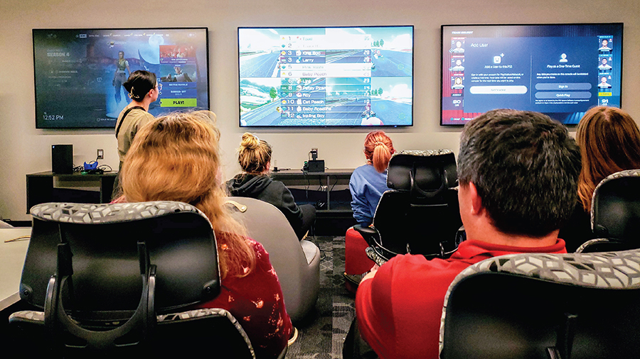 Esports Game Room on Royal Oak Campus