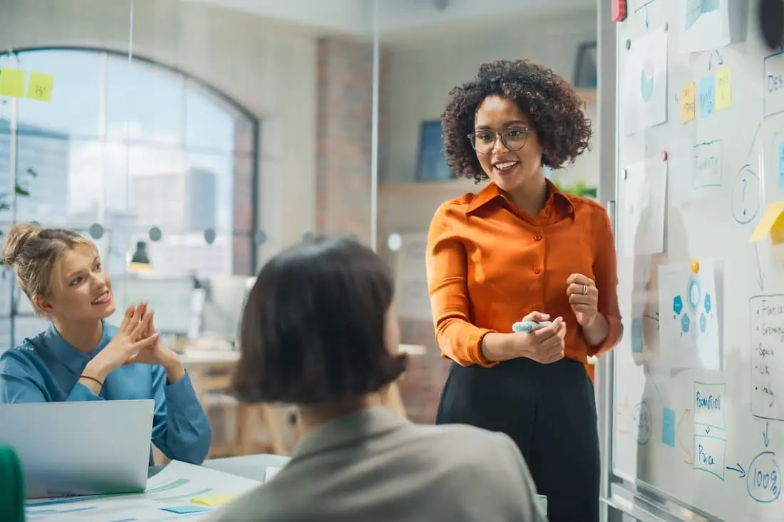 Diverse Office Conference Room Meeting