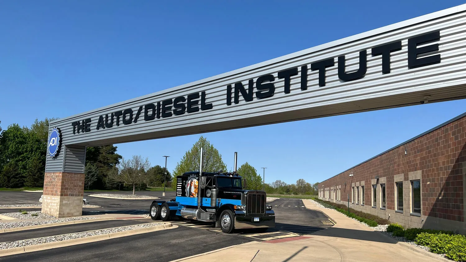 A photo of The Auto/Diesel Institute exterior sign